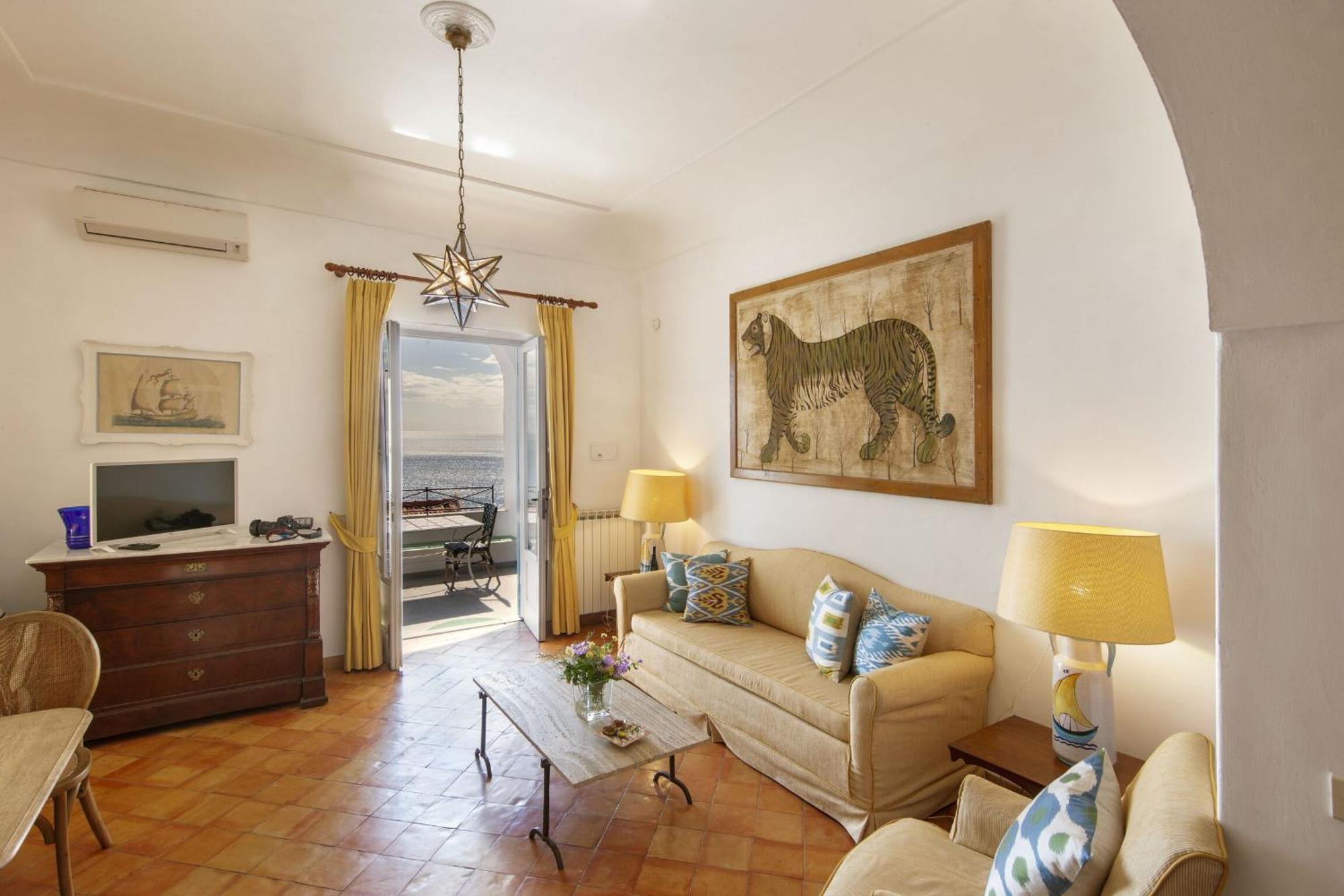 Torre Sponda - Casa Angelica, Private Beach Positano Bagian luar foto